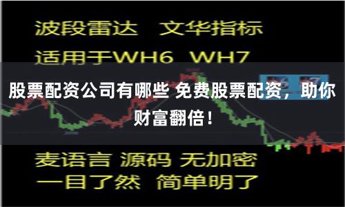 股票配资公司有哪些 免费股票配资，助你财富翻倍！